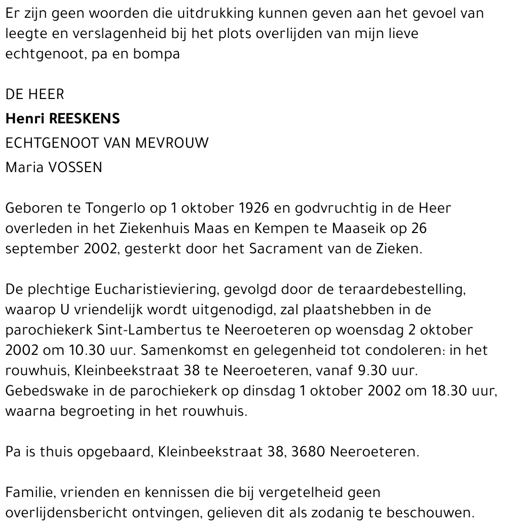 Henri Reeskens