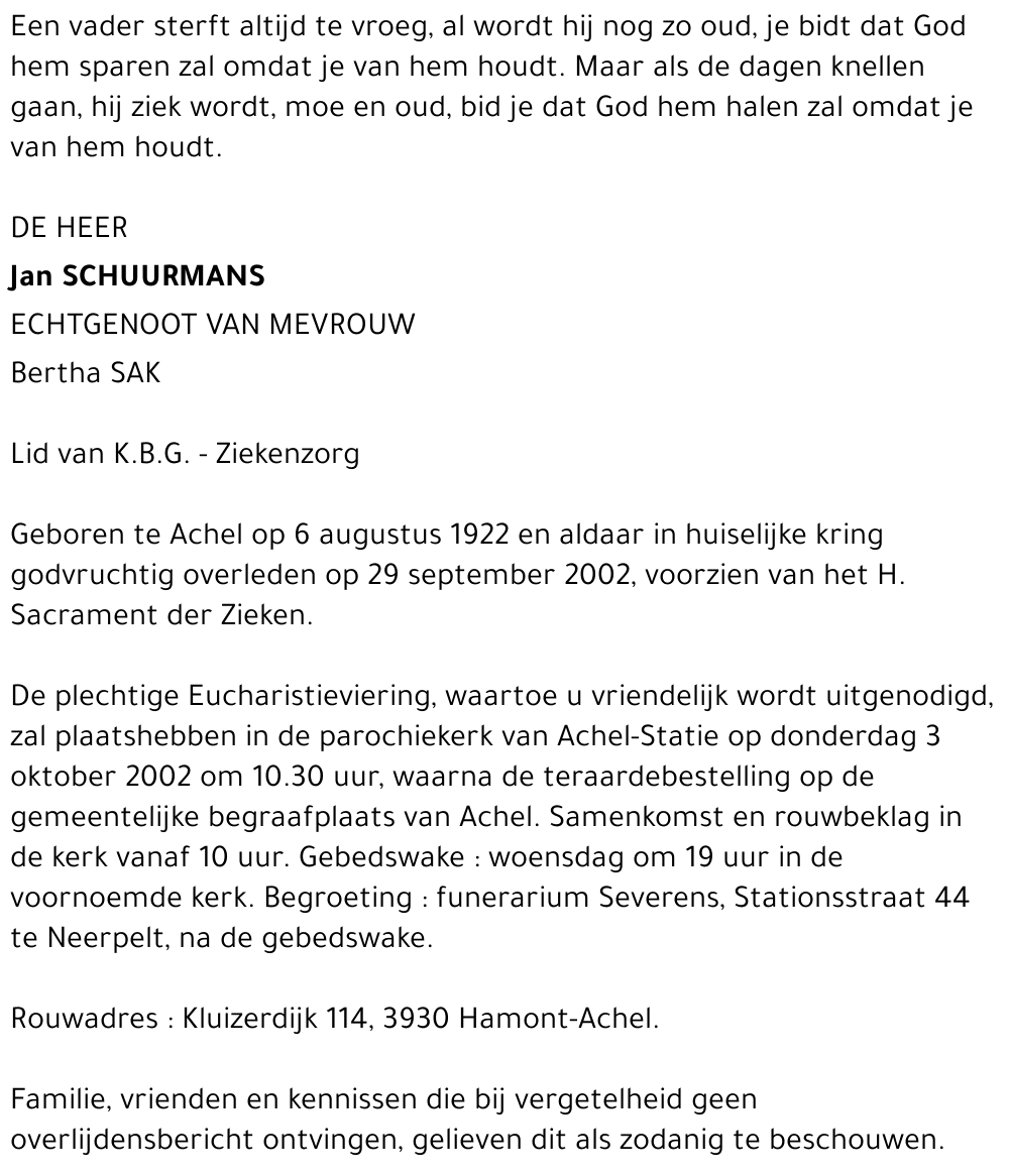 Jan Schuurmans