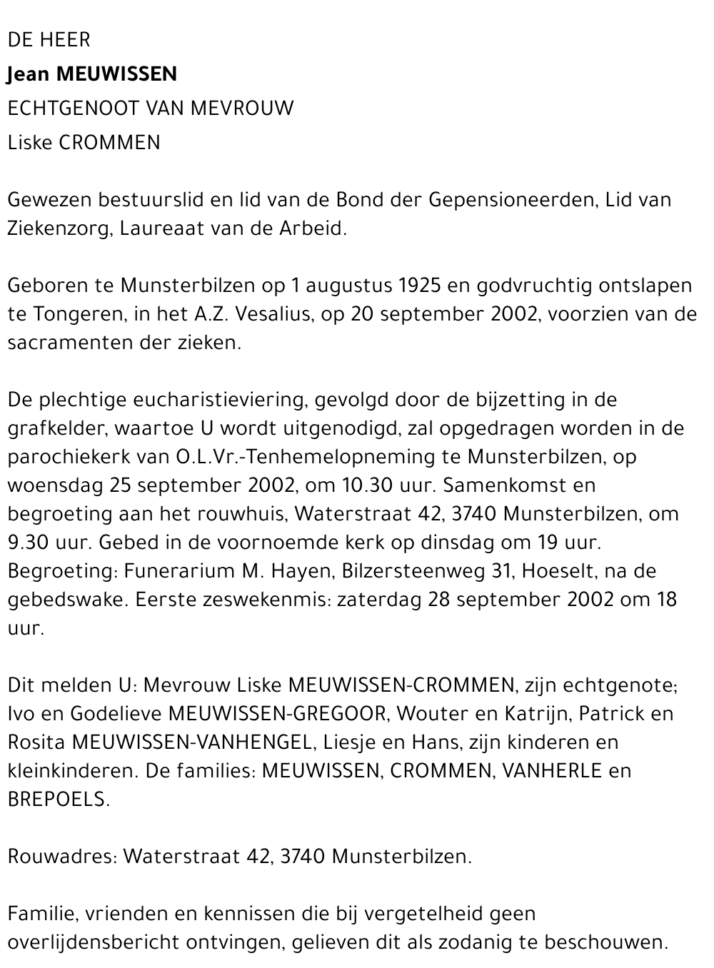 Jean Meuwissen