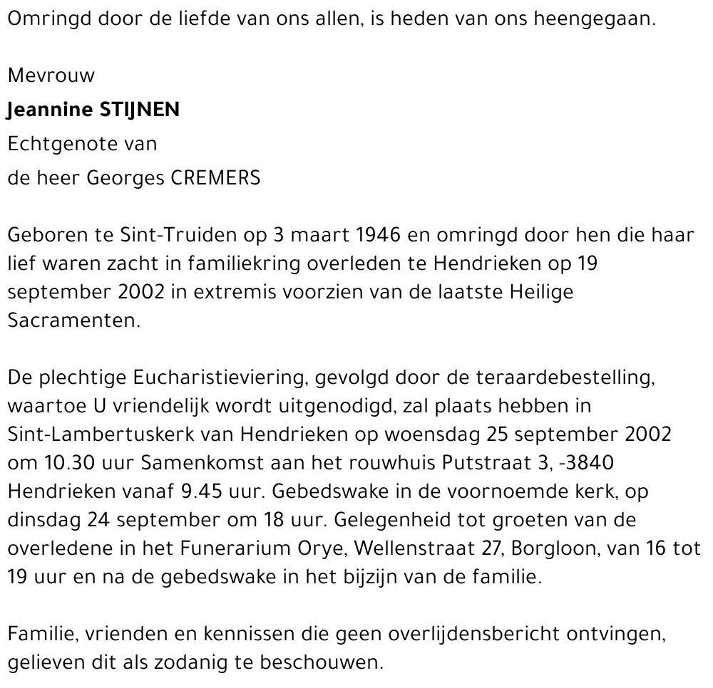 Jeannine Stijnen