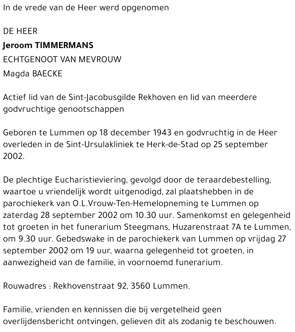 Jeroom Timmermans