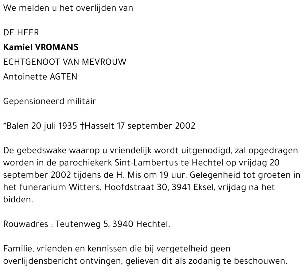 Kamiel Vromans