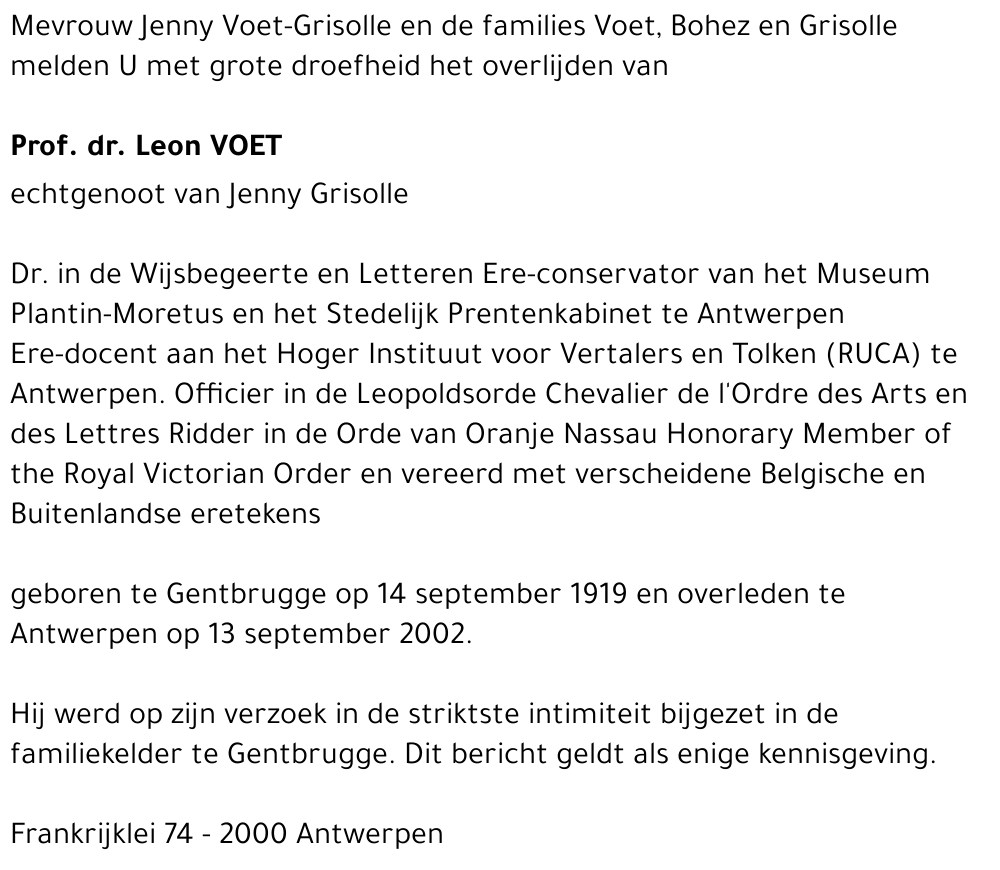 LEON VOET
