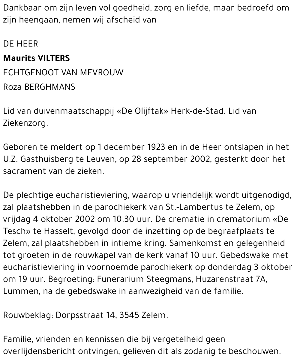 Maurits Vilters