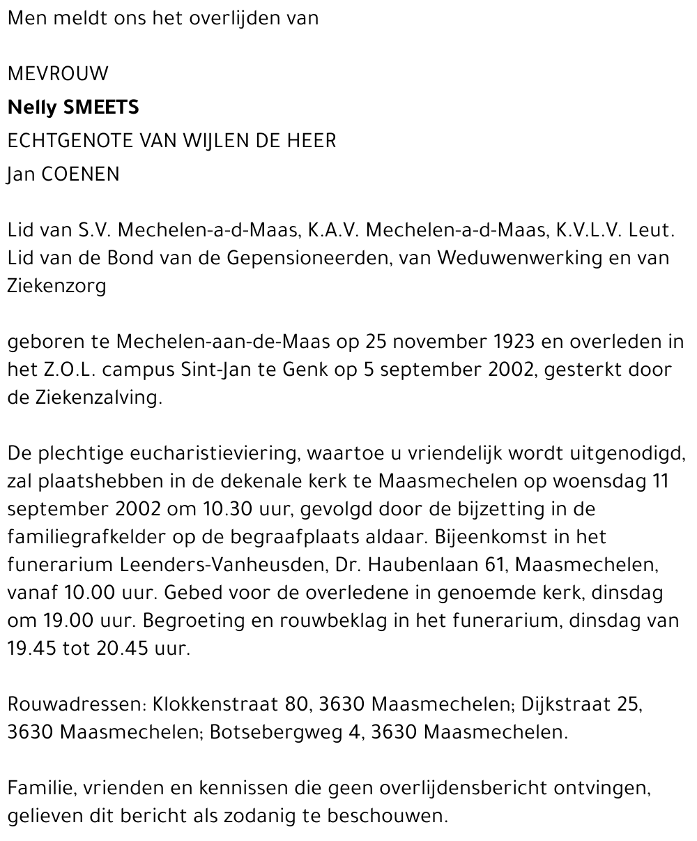 Nelly Smeets