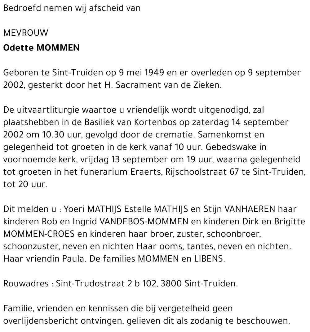 Odette Mommen