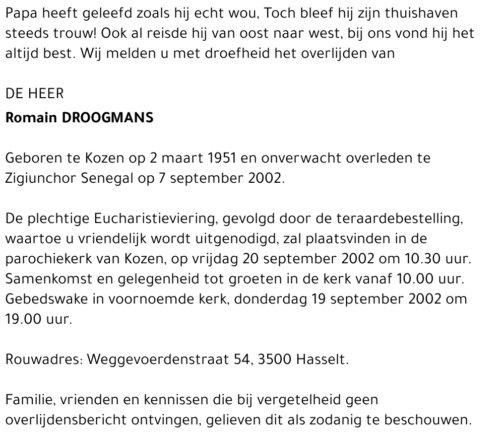 Romain Droogmans