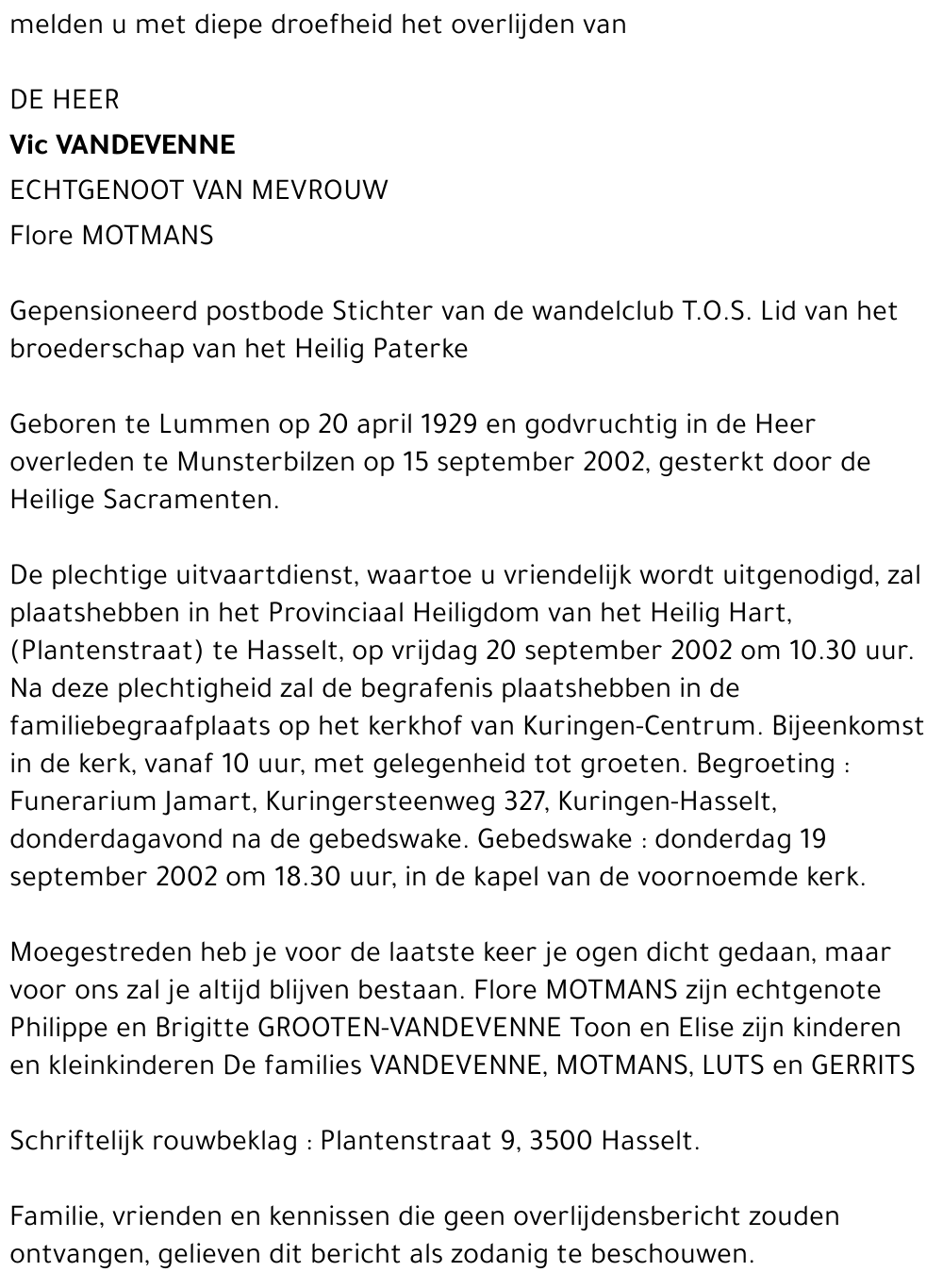 Vic Vandevenne