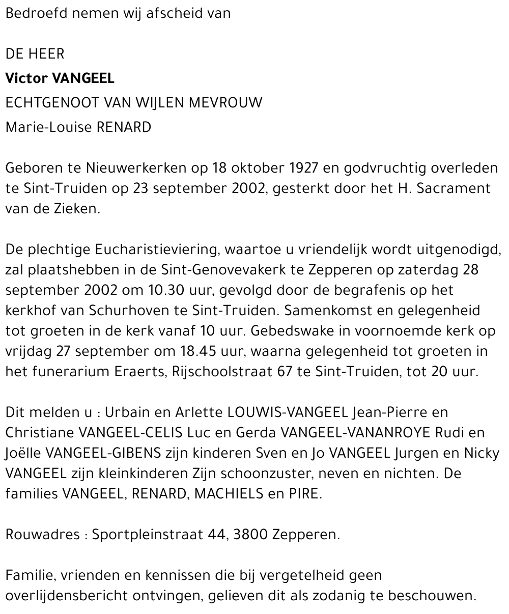 Victor Vangeel