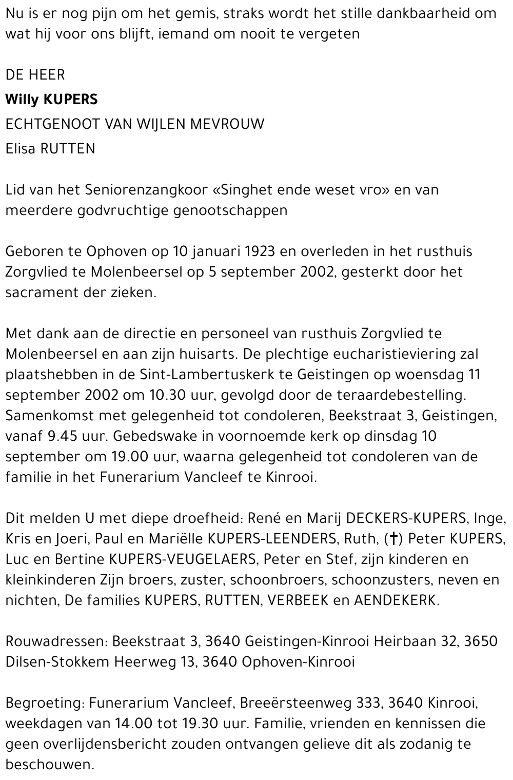 Willy Kupers
