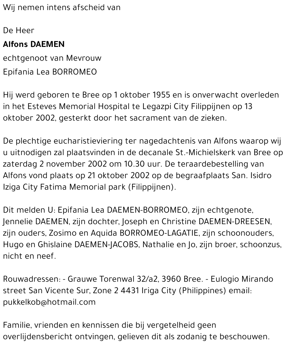 Alfons Daemen
