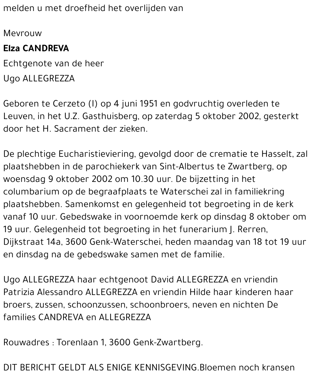Elza CANDREVA