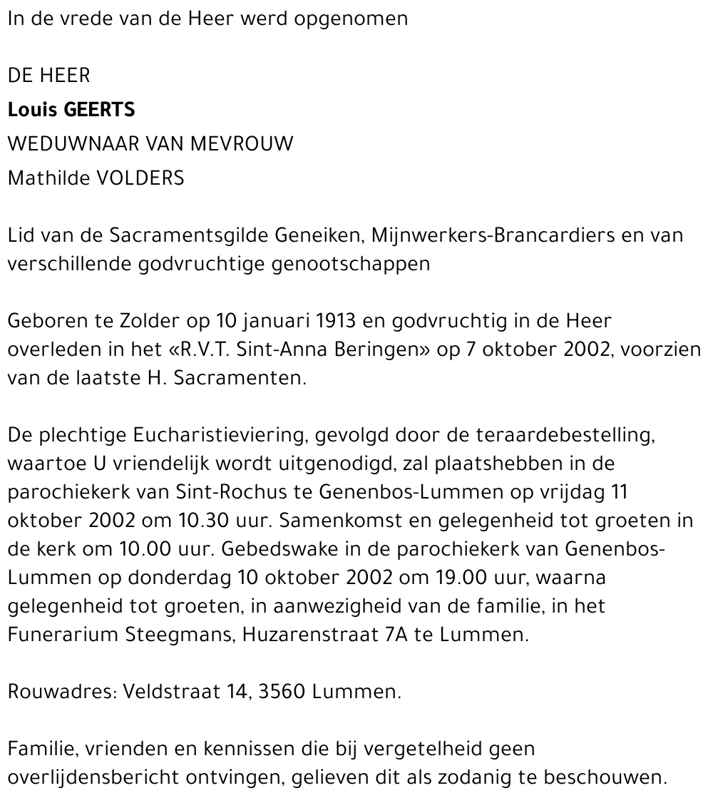 Louis Geerts