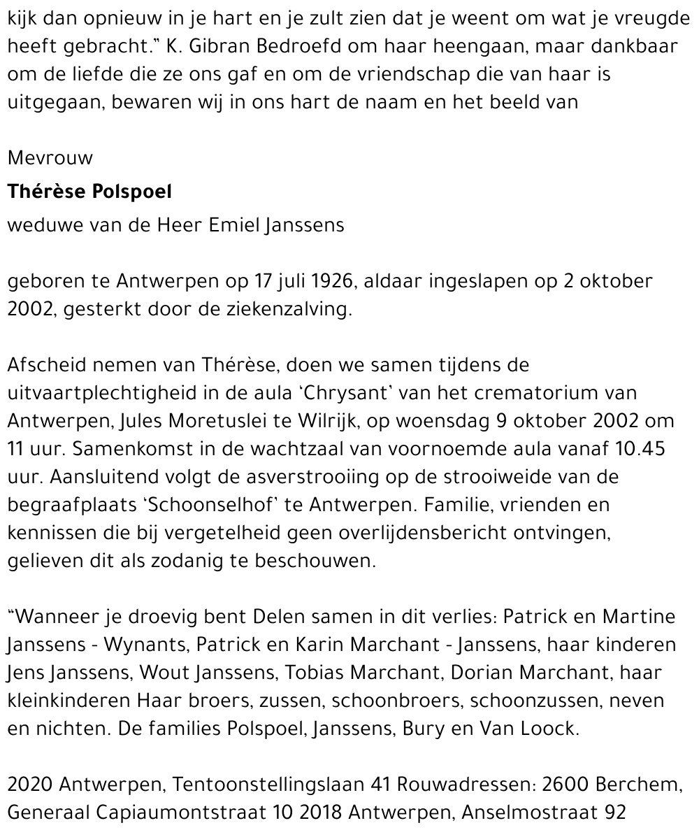 Maria Theresia Elisa 