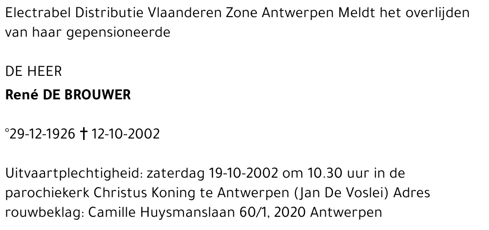 René De Brouwer
