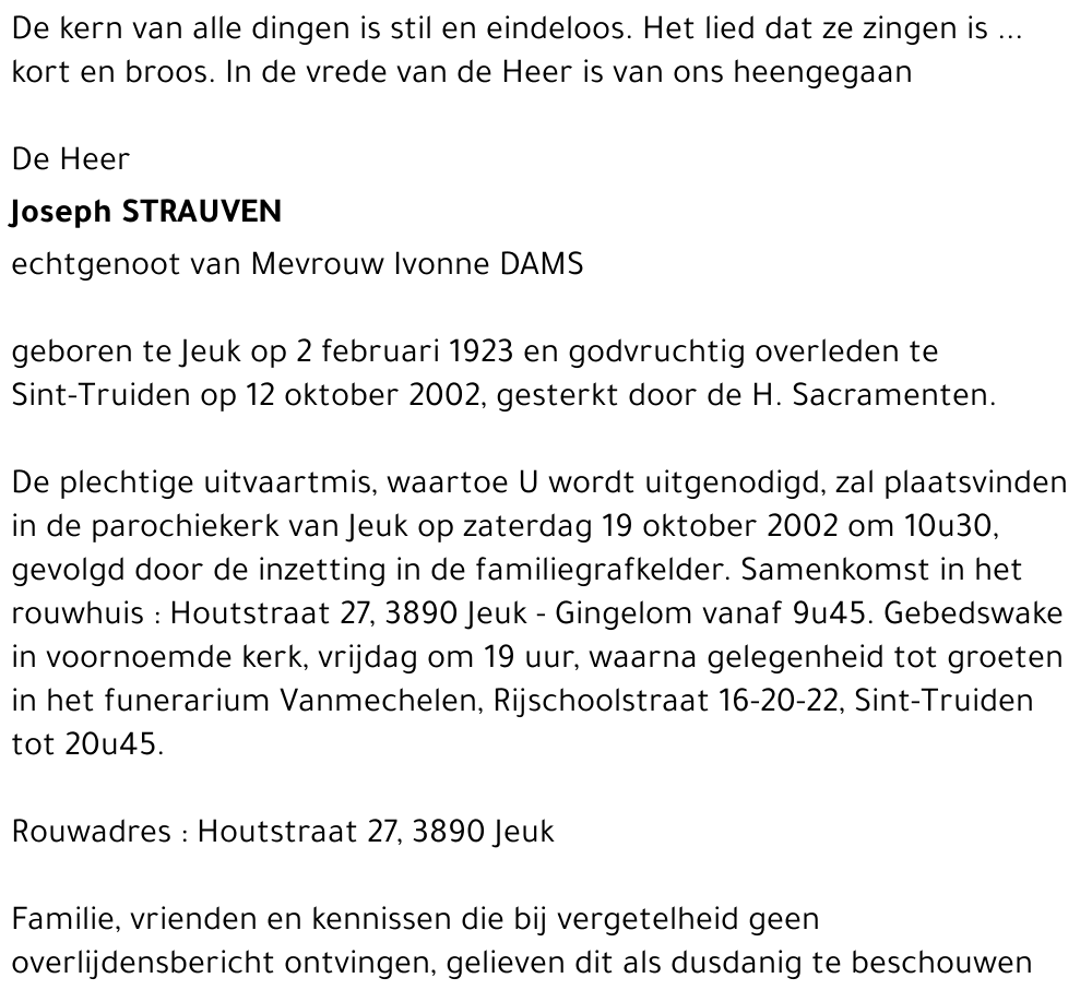 Strauven Joseph