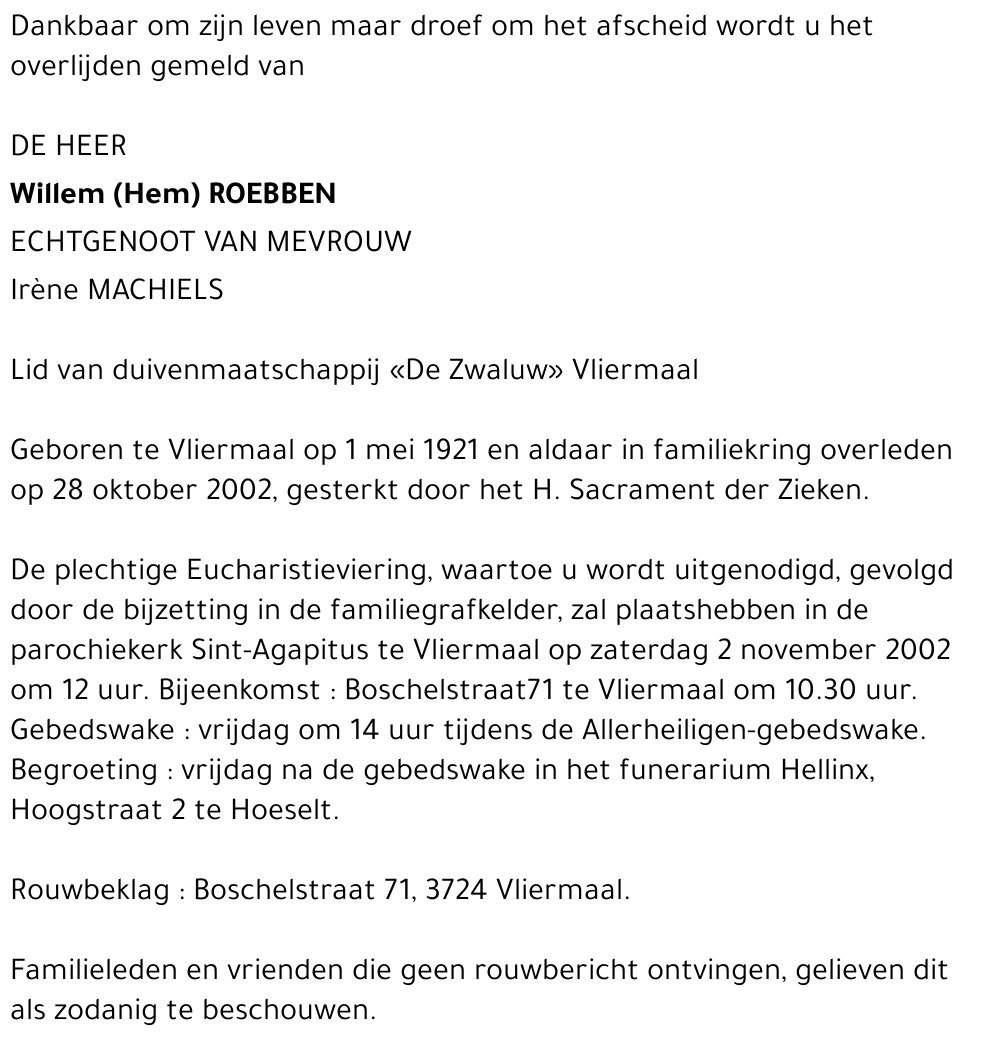 Willem Roebben