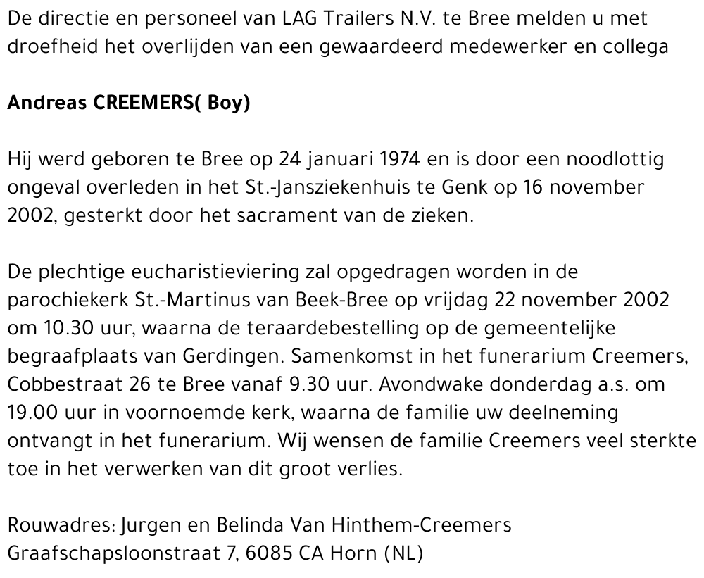 André Creemers
