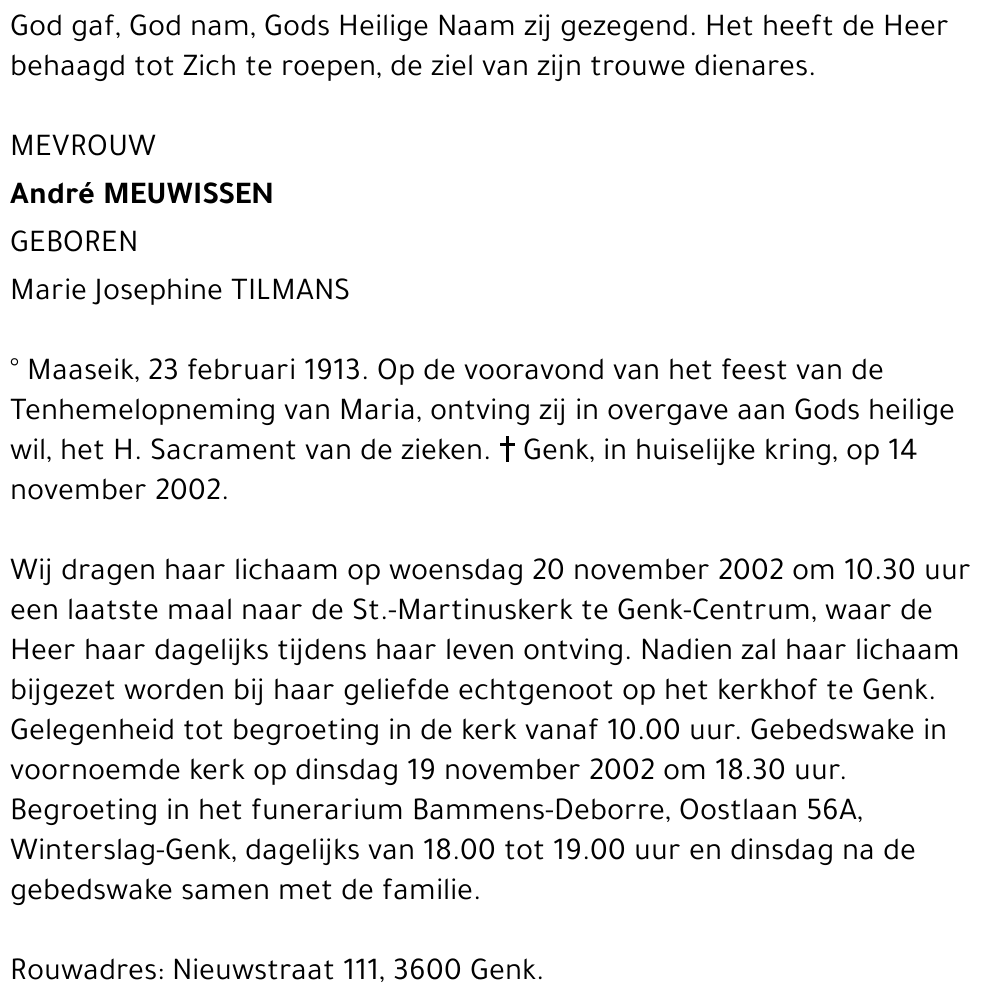 André MEUWISSEN