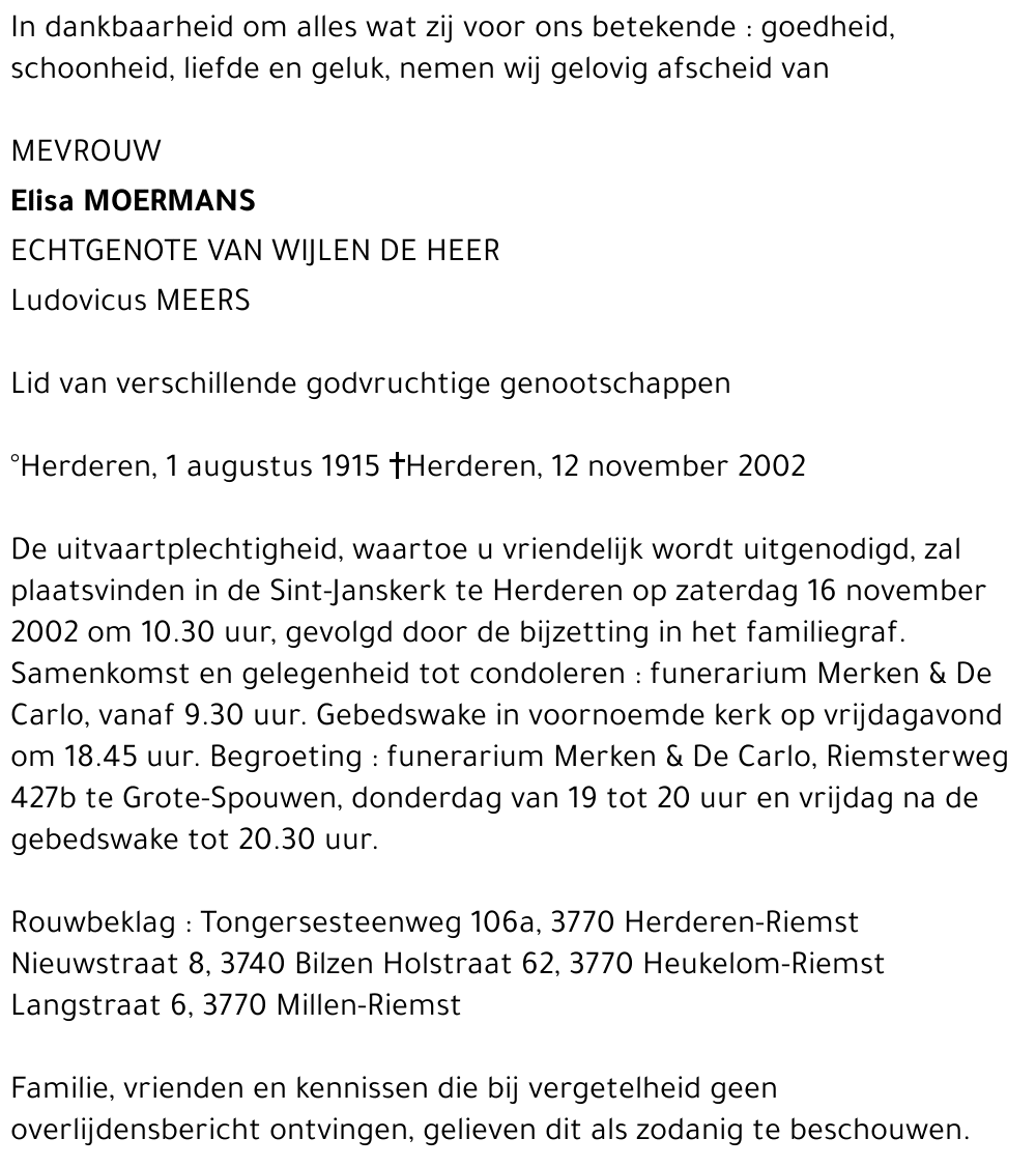 Elisa Moermans