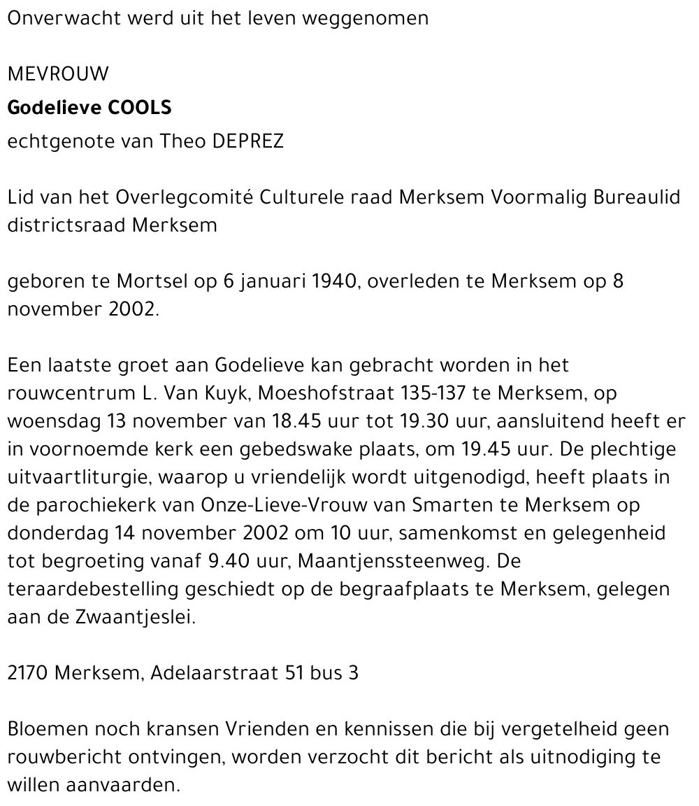 Godelieve COOLS