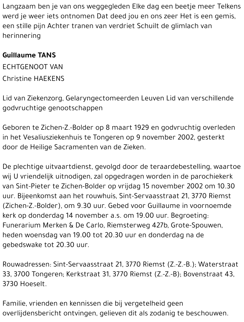Guillaume Tans
