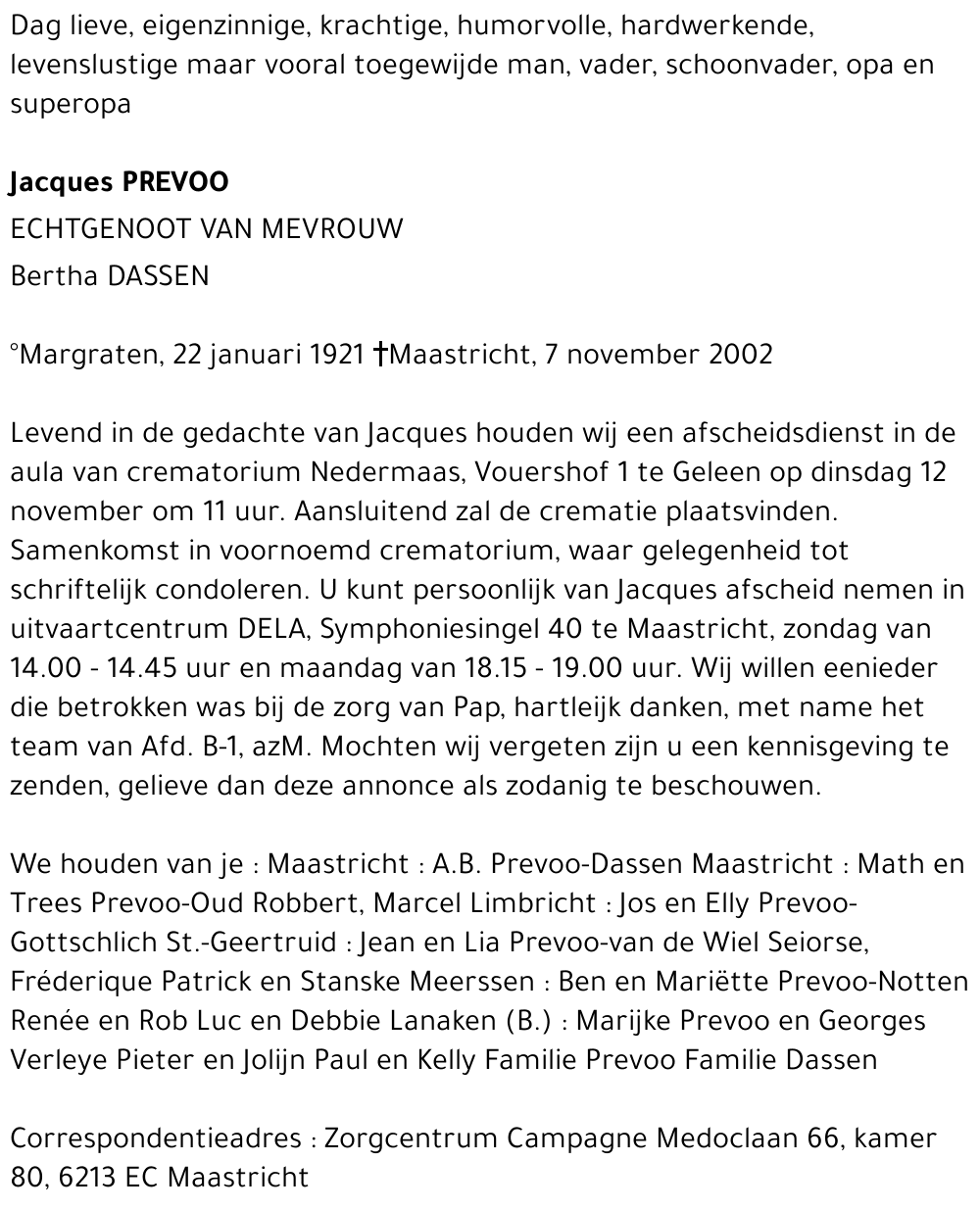 Jacques Prevoo