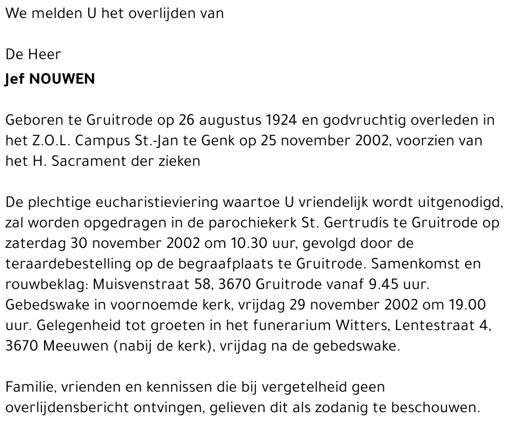 Jef Nouwen