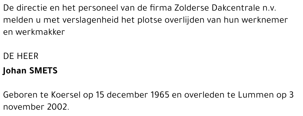 Johan Smets