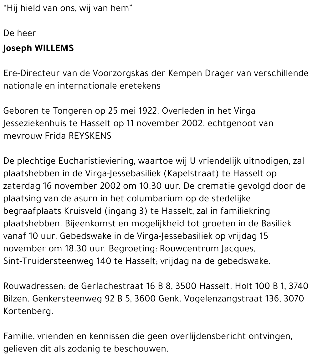 Joseph Willems