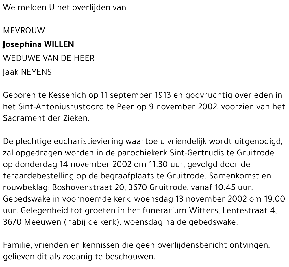 Josephina Willen