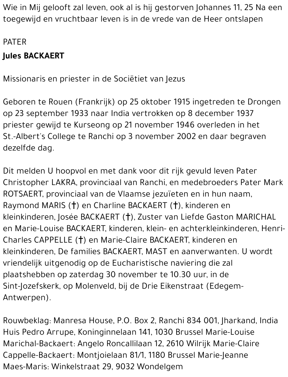 Jules Backaert