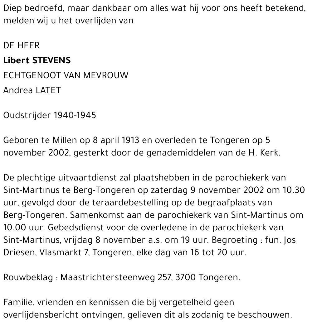 Libert Stevens