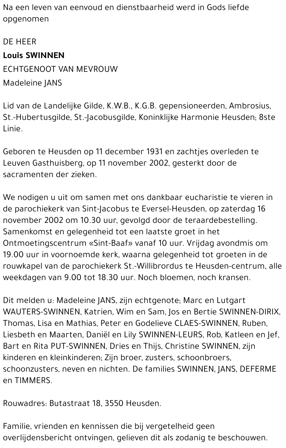 Louis Swinnen