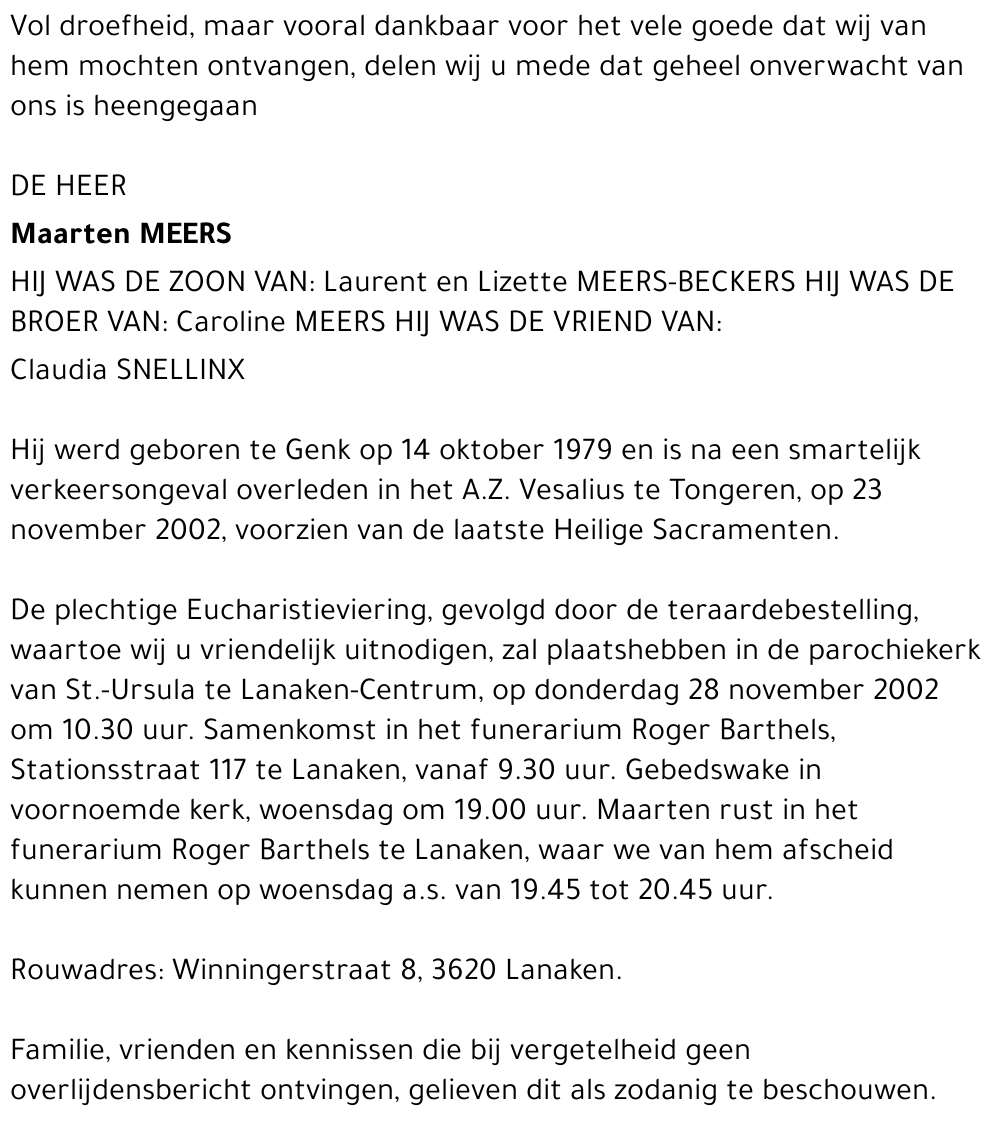 Maarten Meers