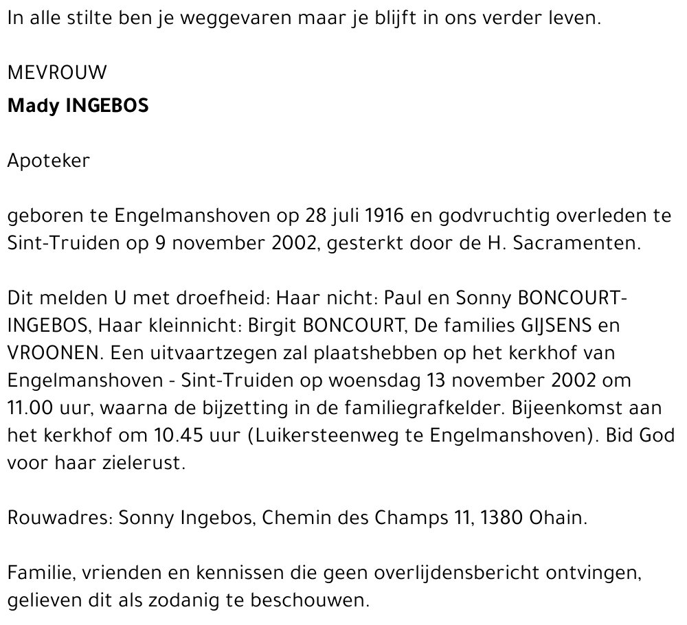 Mady Ingebos