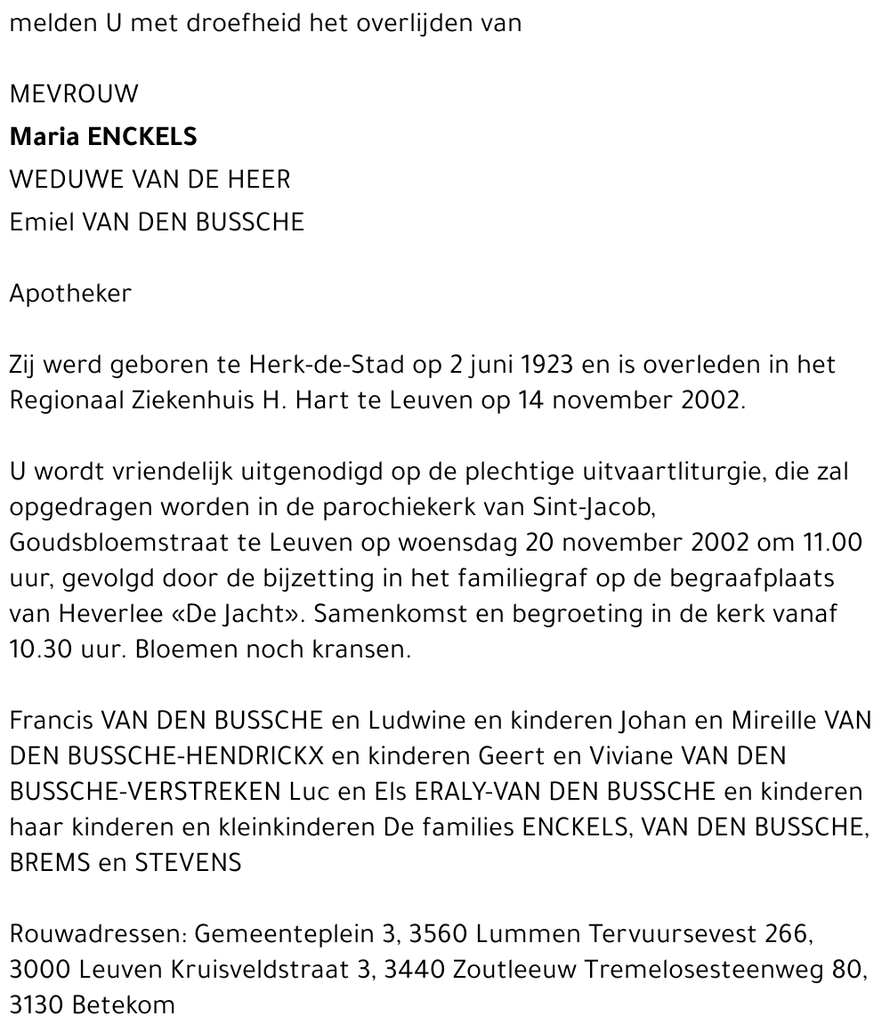 Maria Enckels