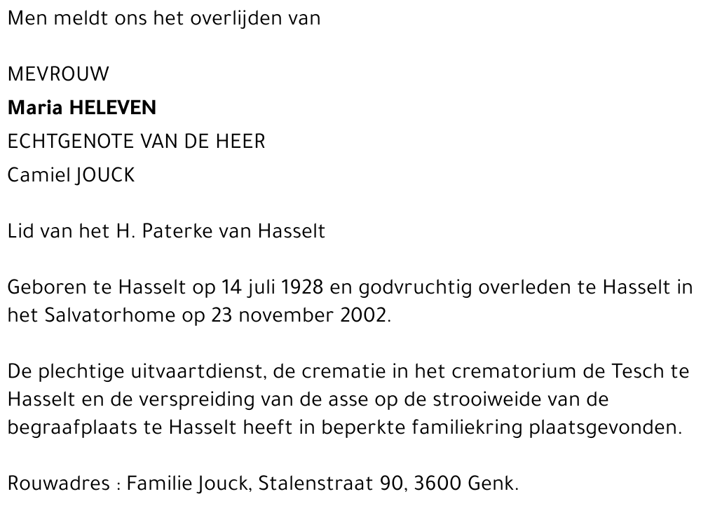 Maria Heleven