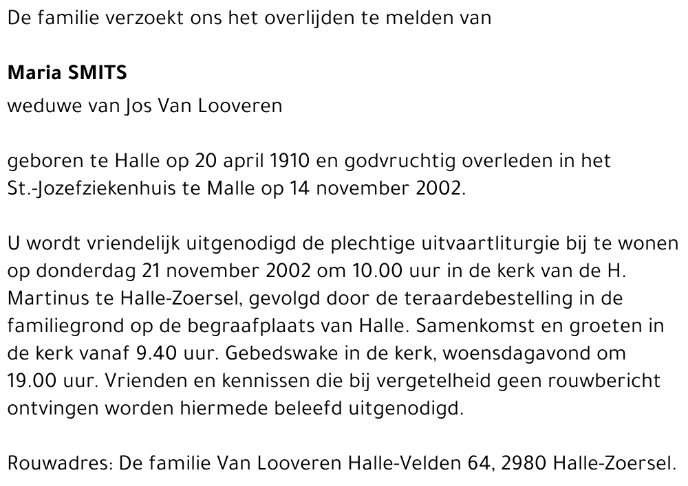 MARIA SMITS