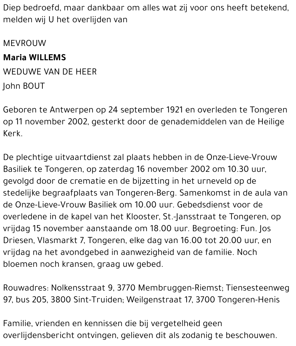 Maria Willems
