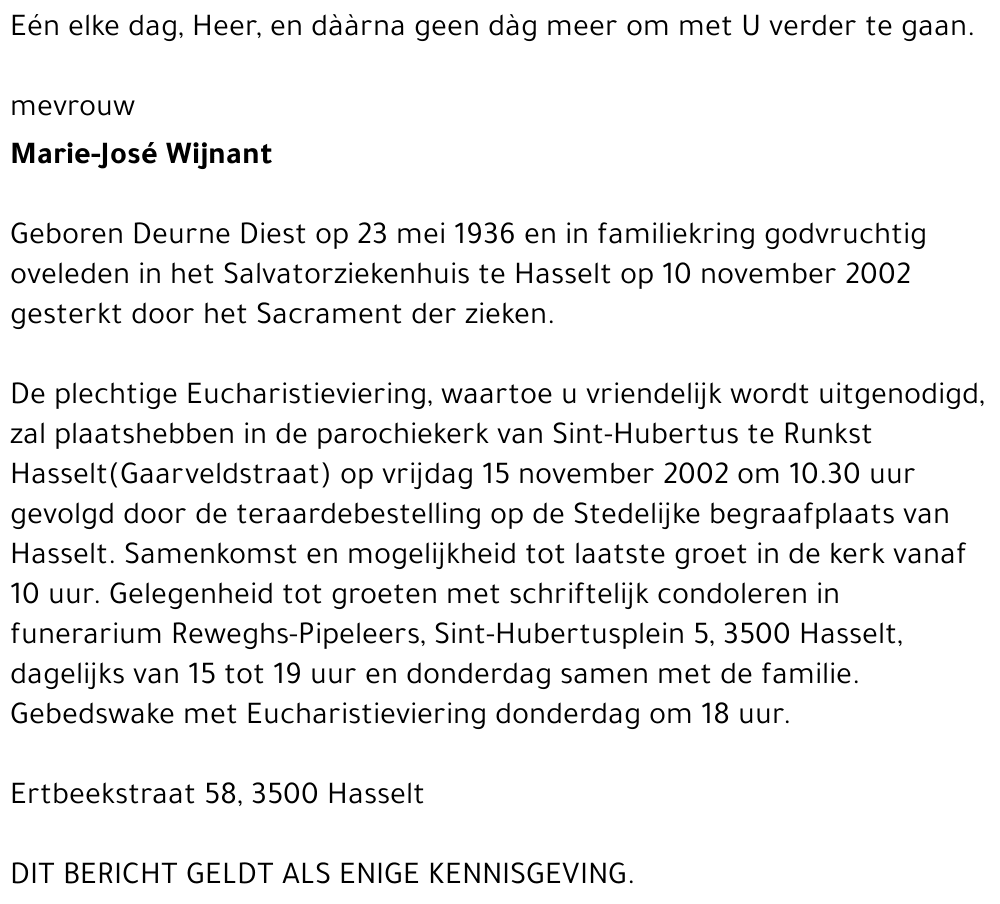 Marie-José Wijnant