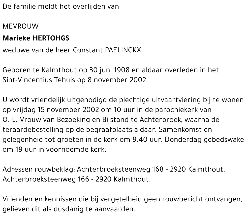 Marieke Hertohgs
