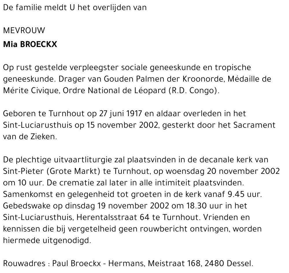 Mia Broeckx