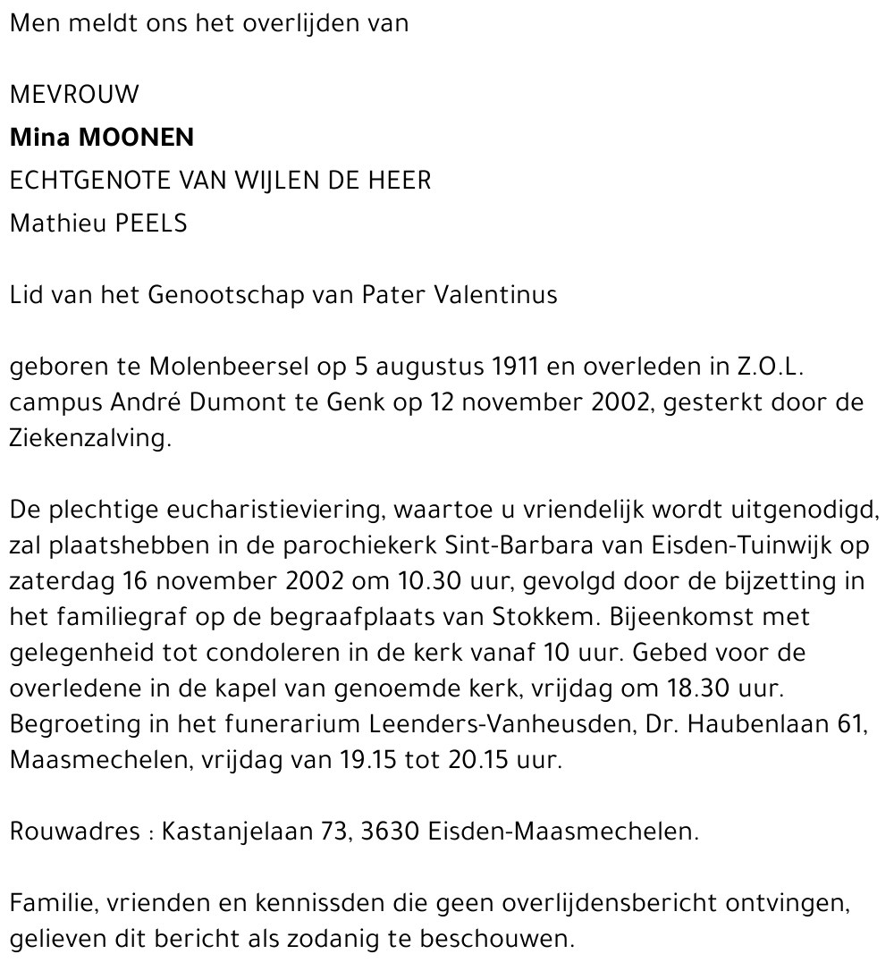 Mina Moonen