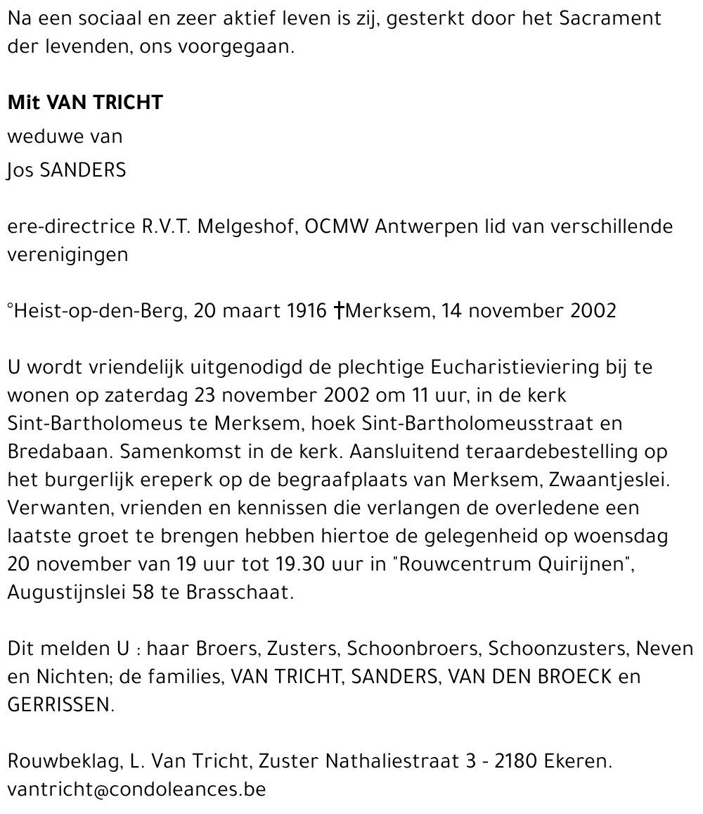 Mit Van Tricht