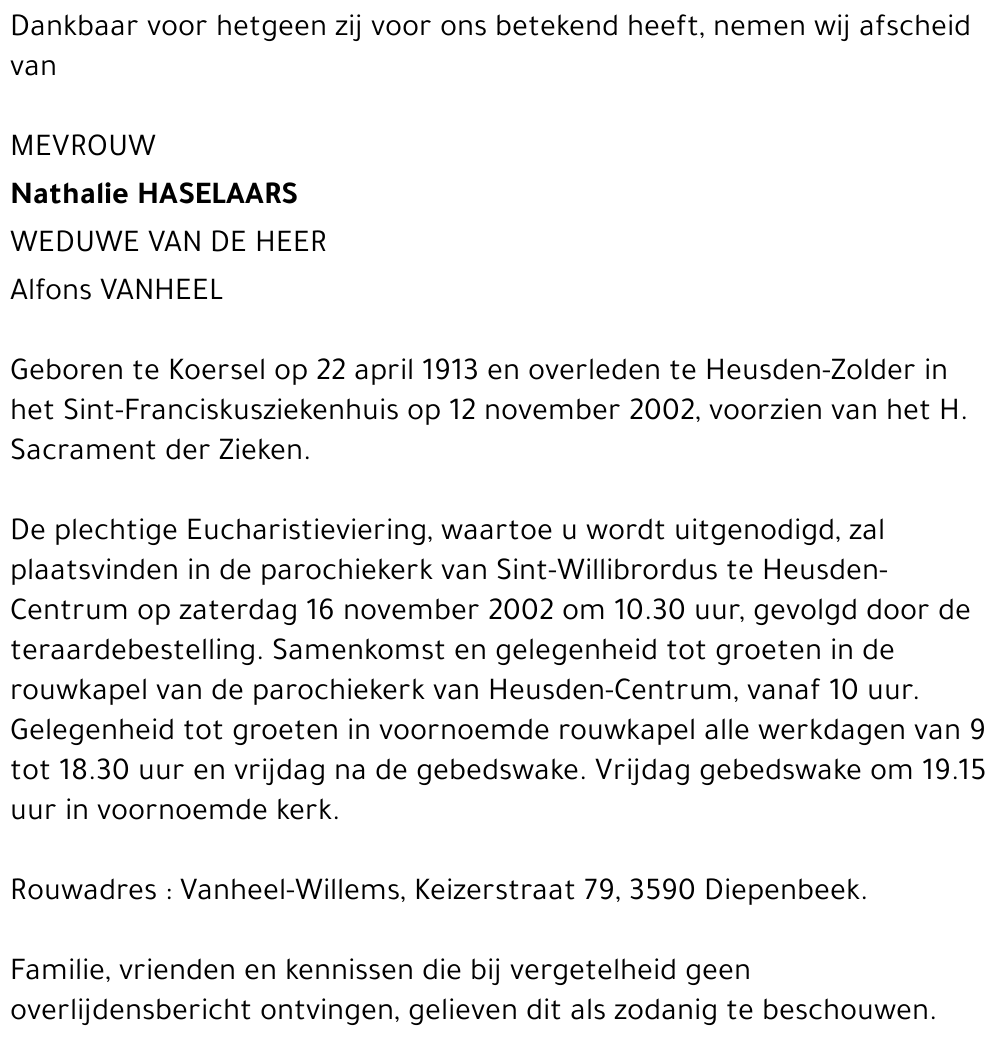 Nathalie Hasselaars