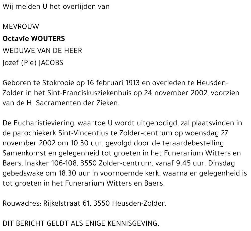 Octavie Wouters