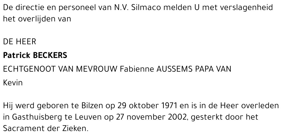 Patrick Beckers