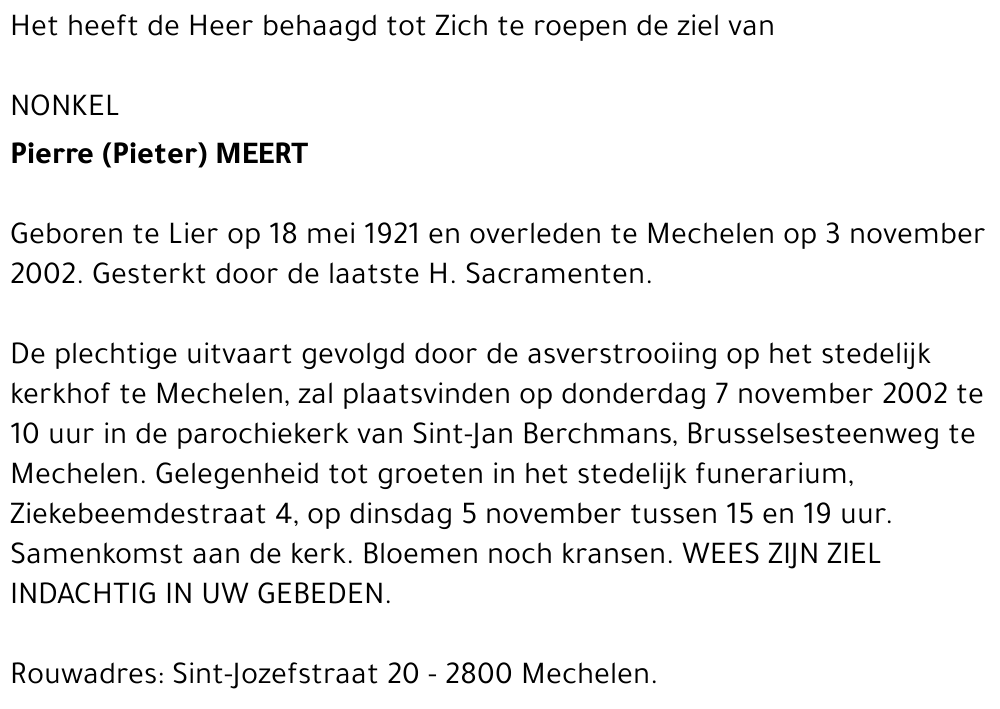 Pierre (Pieter) Meert