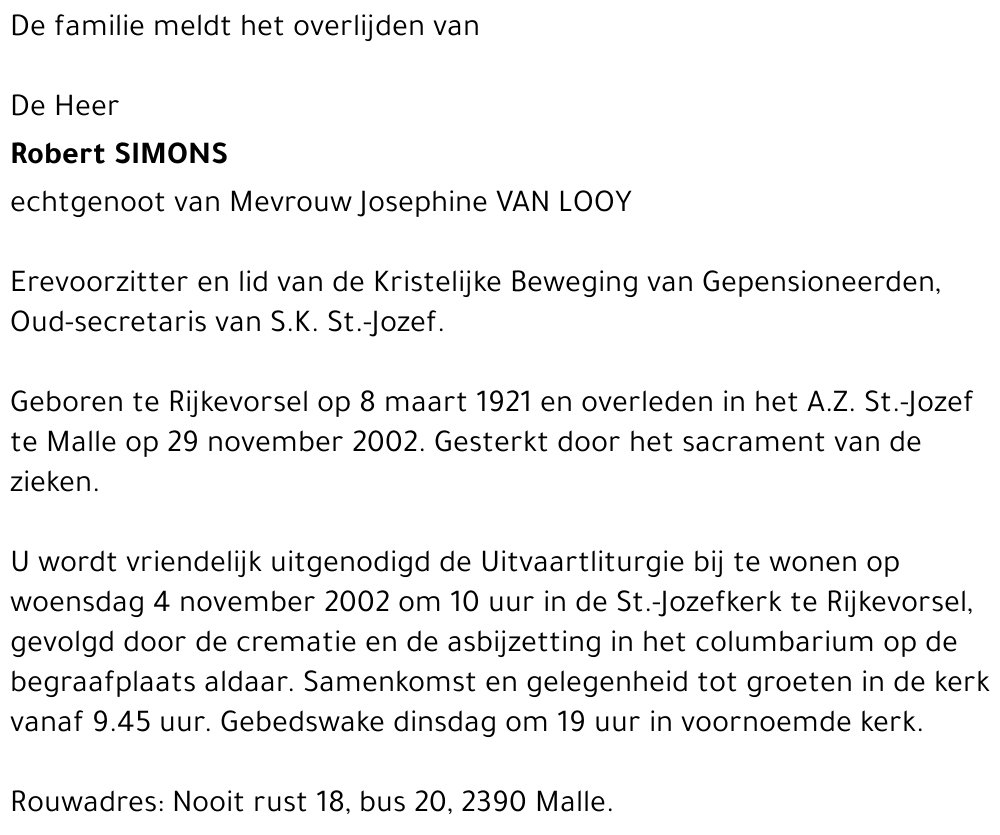 Robert Simons